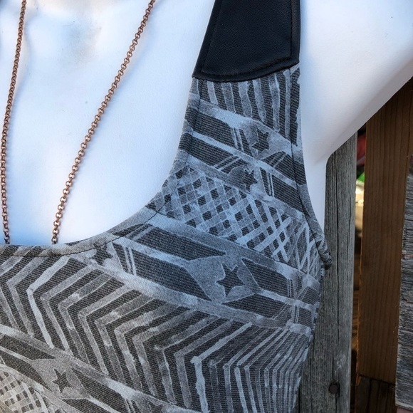 🌈 Free People Dress w/ Leather Loop Back - Picture 5 of 7